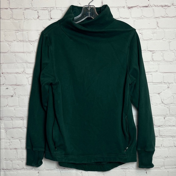 Athleta Cozy Karma Sweatshirt in Green - Picture 3 of 13